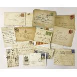 Small collection of Stamps & Postal History in a small album