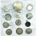 COLLECTION OF VARIOUS HALLMARKED SILVER MEDALS