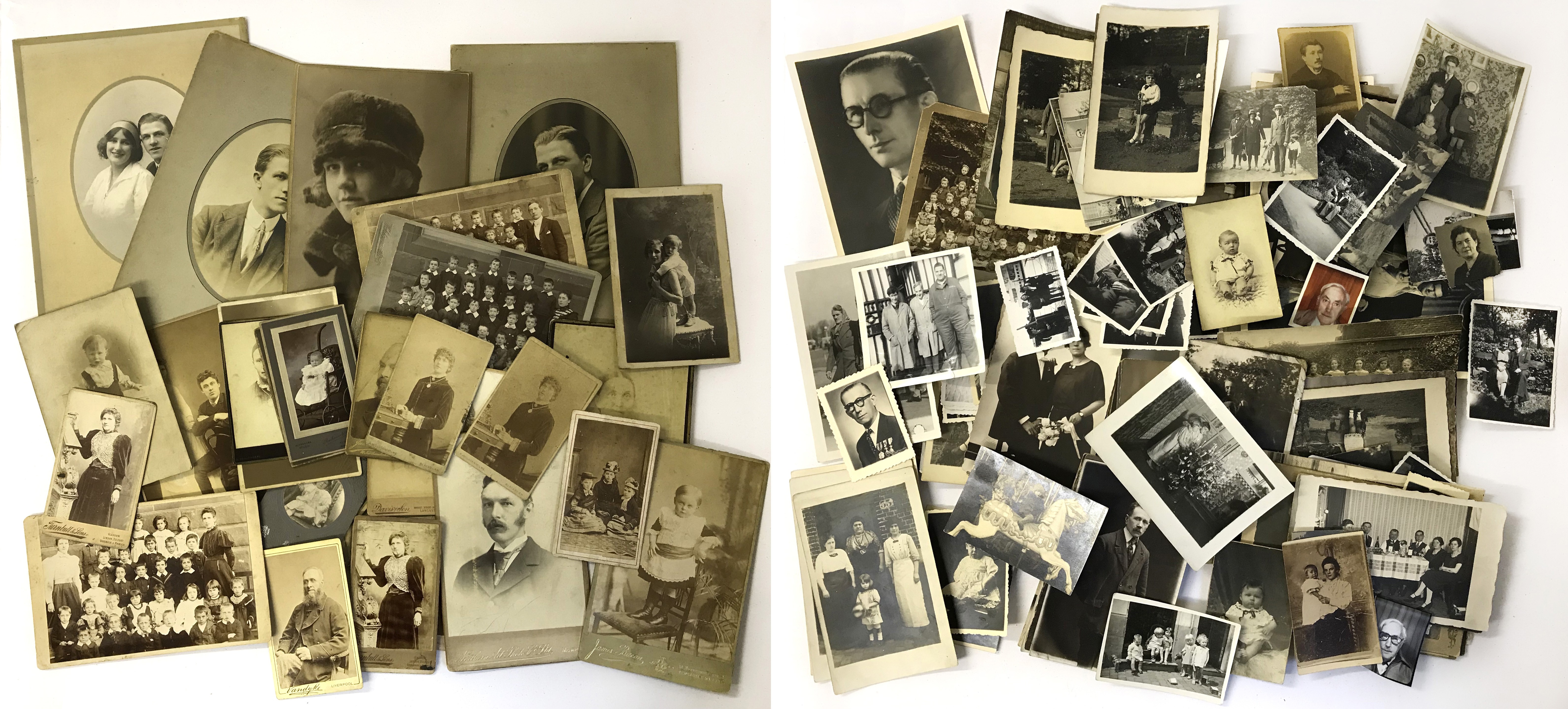 COLLECTION OF VARIOUS ANTIQUE & VINTAGE PHOTOGRAPHS