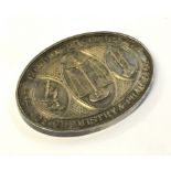 LONDON COLLEGE OF CHEMISTRY & PHARMACY SILVER MEDAL AWARDED FOR PROFICIENCY IN BOTANY 1909