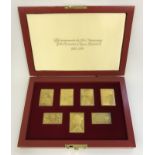 THE CORONATION ISSUE SILVER INGOTS SET