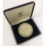 1988 ROYAL MINT CENTENARY LARGE SILVER MEDAL - SPANISH ARMADA