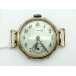 14CT GOLD L.SCHWATZ WRISTWATCH (NO STRAP)