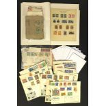 COLLECTION OF STAMPS & POSTAL HISTORY INCLUDING SOUTH AFRICA
