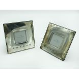 TWO CONCORDE BOXED HALLMARKED SILVER PICTURE PHOTO FRAMES