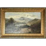 John Gunson Atkinson 1863-1924 British. Oil on canvas. “Landscape of Hawes Water Cumberland”