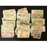 SMALL COLLECTION OF VARIOUS USED BANKNOTES