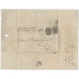 1878 COVER SEND TO WEST INDIA MAIL WITH TWO SIX PENCE STAMPS