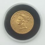 10 DOLLAR USA GOLD COIN DATED 1899
