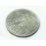 OTTOMAN EMPIRE SILVER COIN 1106 - 1695 TWO ZOLOTA