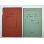 AN IRISH ARTIST W.J. LEECH, RHA (1881-1968)'' BY ALAN DENSON VOLUME 1 & 2