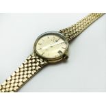 BUECH GIROD 9 CARAT GOLD LADIES WRISTWATCH