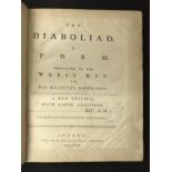 THE DIABOLIAD 1777 A POEM DEDICATED TO THE WORST MAN IN HIS MAJESTY'S DOMINIONS