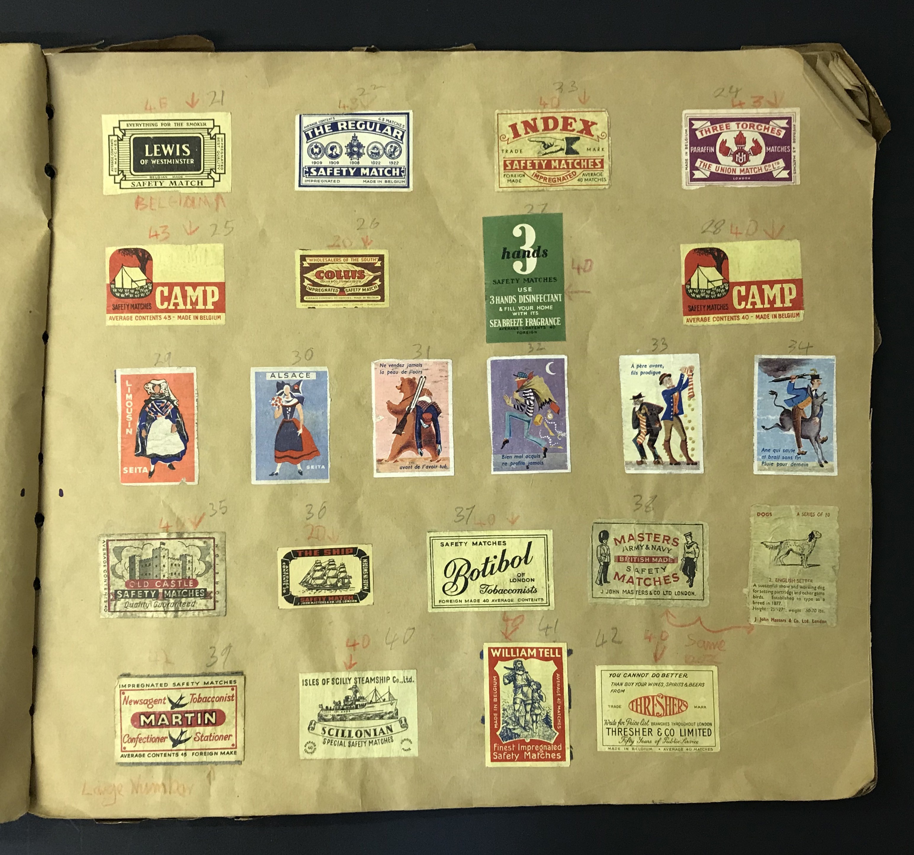 SELECTION OF VARIOUS MATCHBOX LABELS - Image 12 of 23