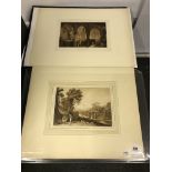 J M W TURNER PAIR OF ENGRAVINGS - LOT 5