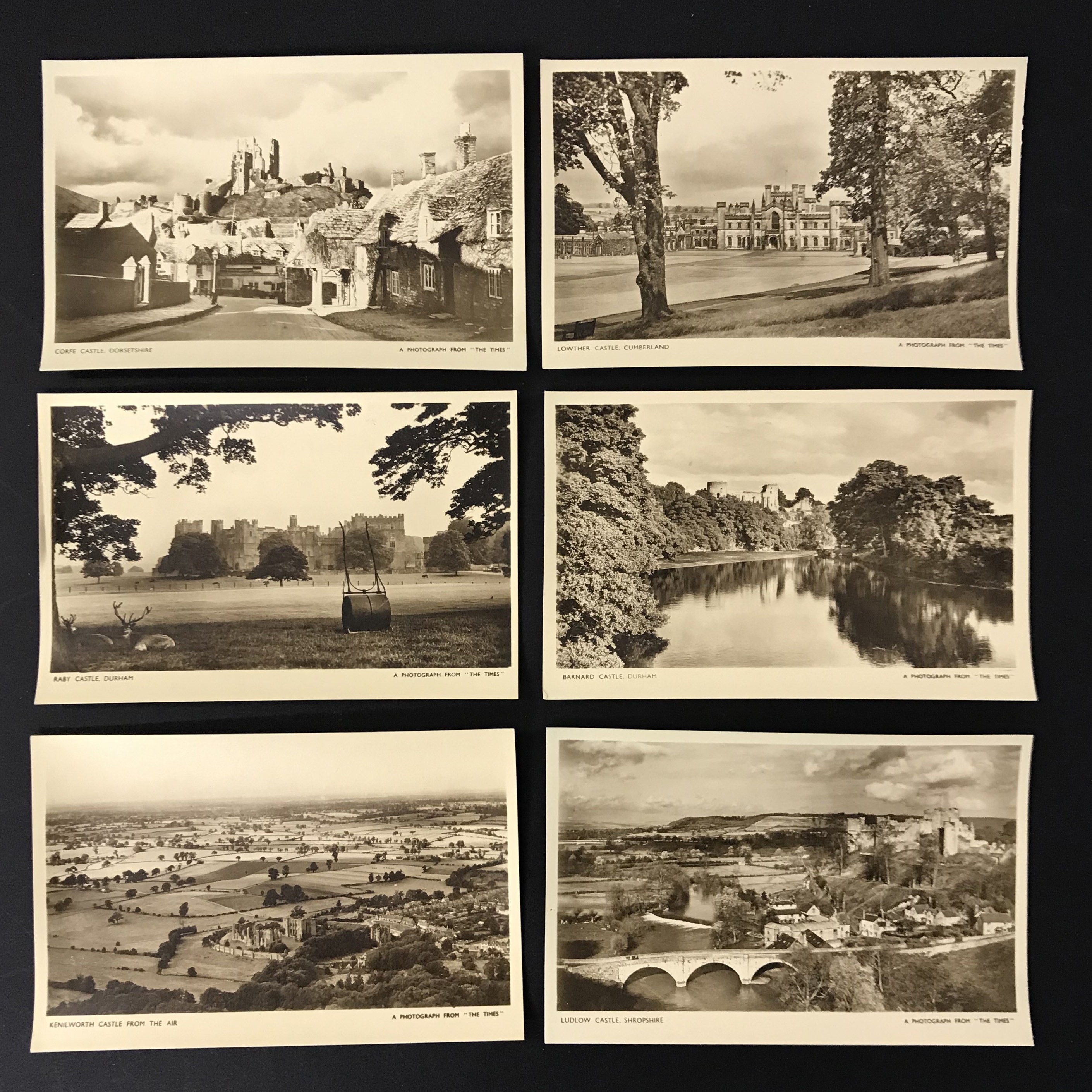 FOUR COMPLETE SETS OF SIX POSTCARDS BY THE TIMES - Image 3 of 5