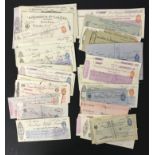 SELECTION OF CHEQUES - MIXED COLLECTION (65)