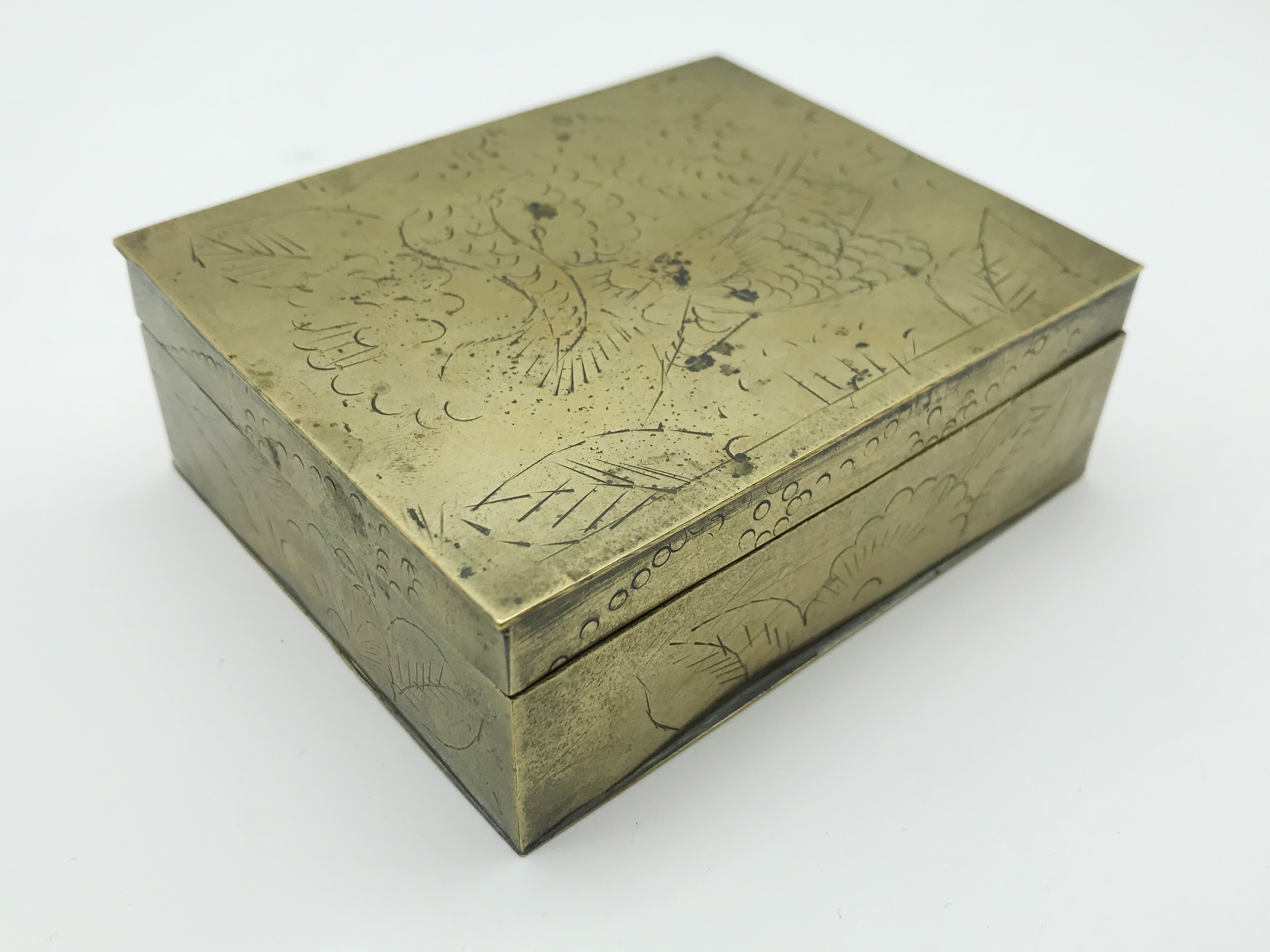 CHINESE BRASS BOX AND CHINESE SOUVENIR COINS - Image 13 of 14