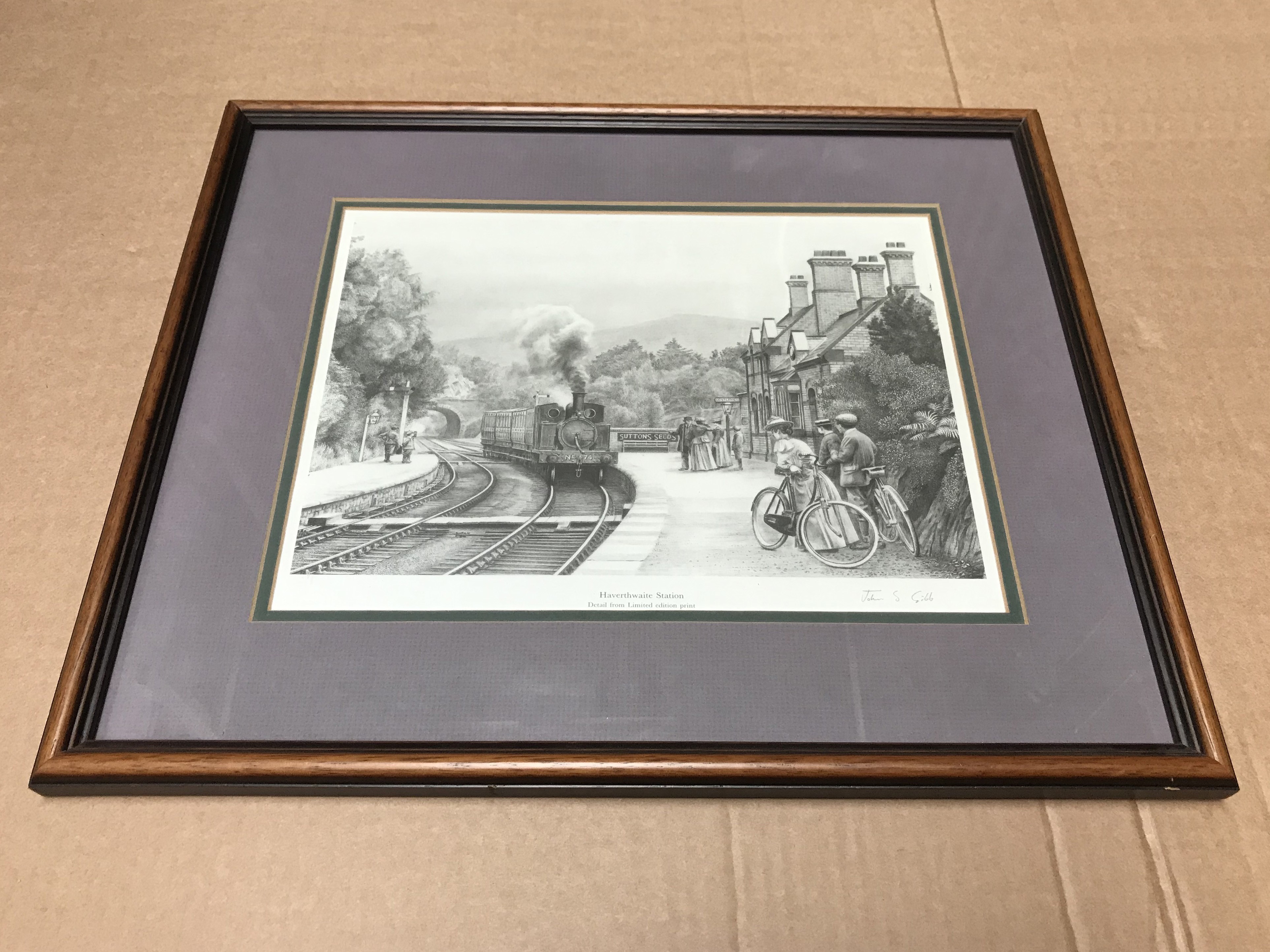 SELECTION OF SIX RAILWAYS RELATED LIMITED EDITION PRINTS SIGNED BY JOHN S GIBB - Image 8 of 18