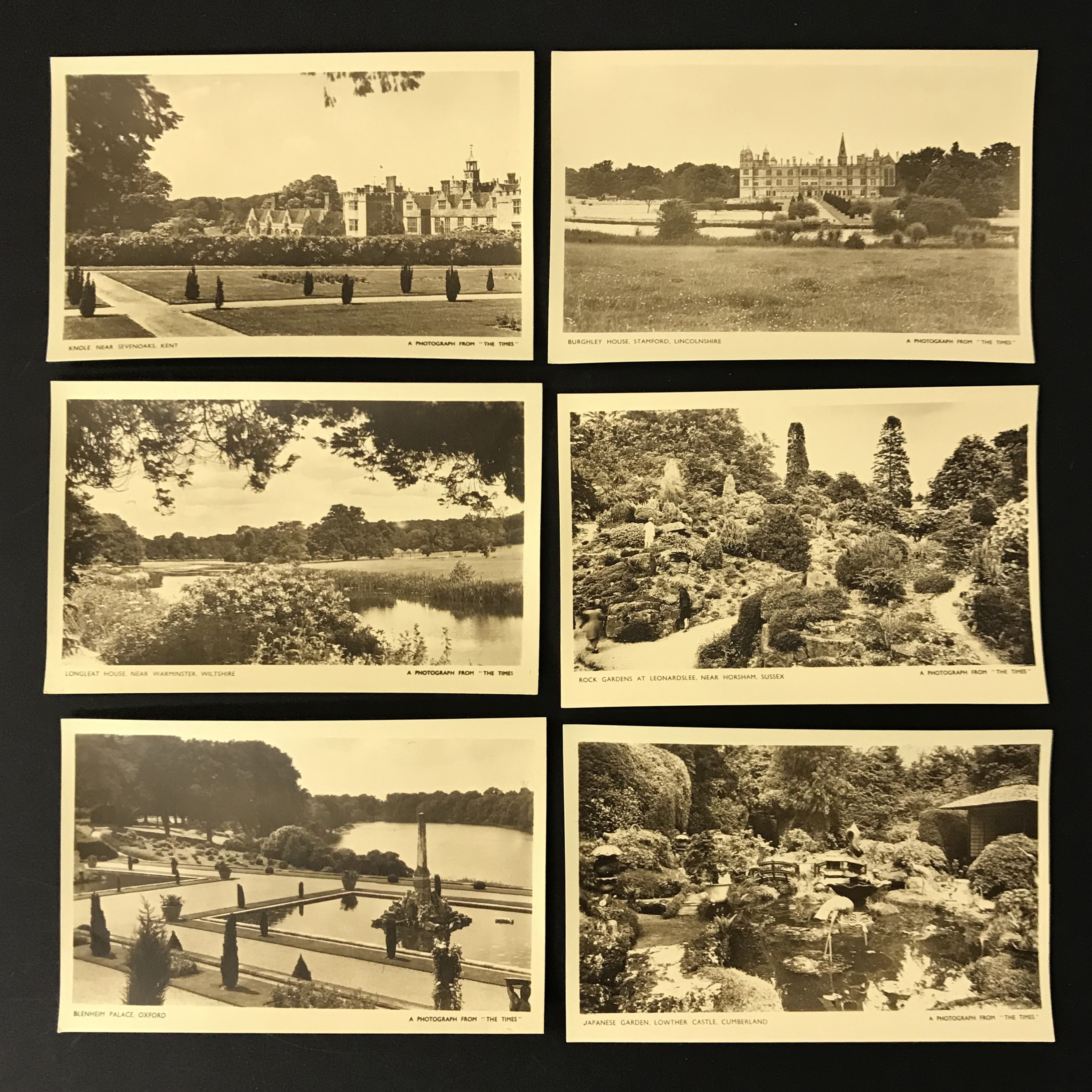 FOUR COMPLETE SETS OF SIX POSTCARDS BY THE TIMES - Image 4 of 5