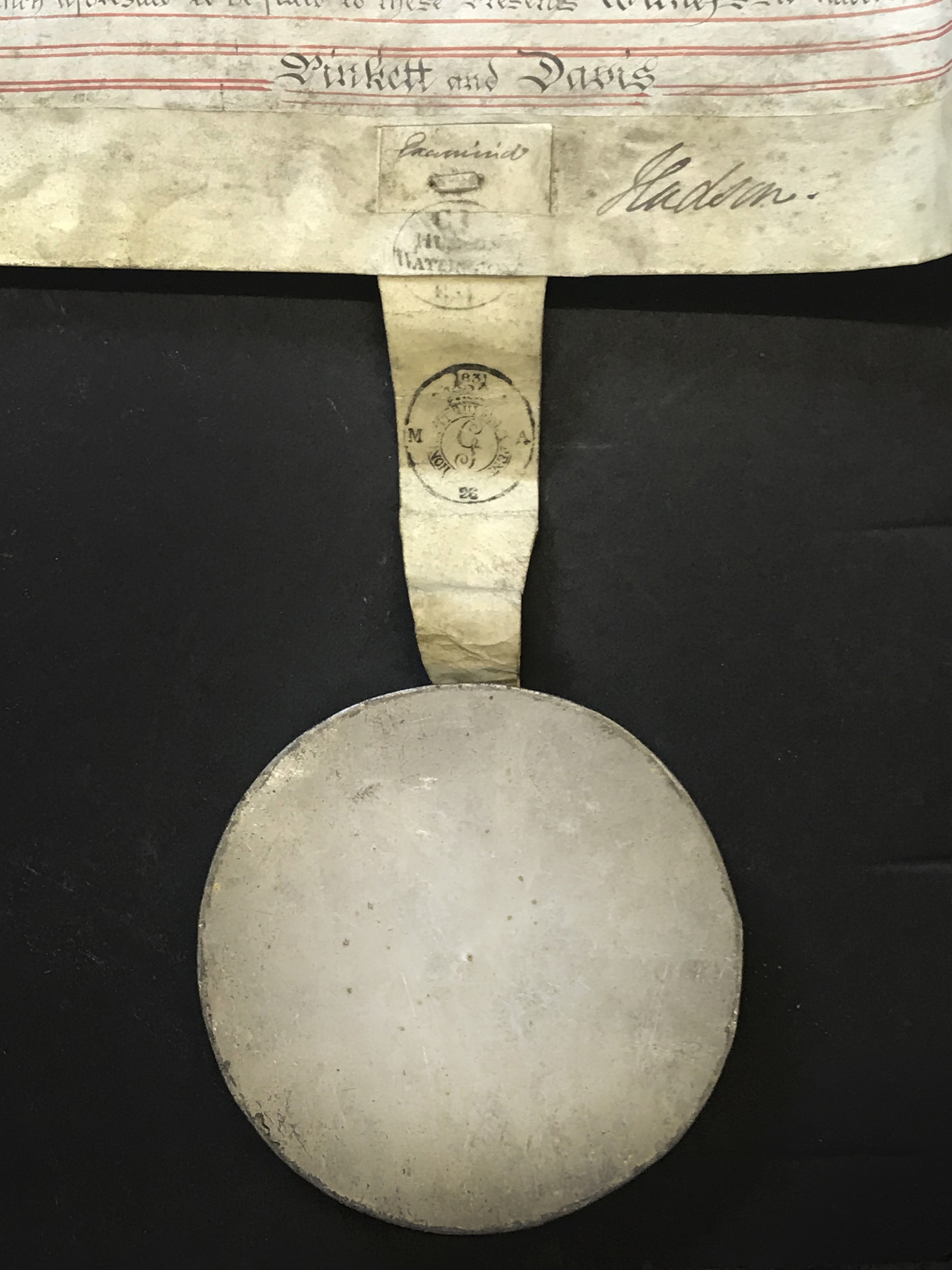 WILLIAM THE FOURTH VELLUM DOCUMENT WITH A SEAL - Image 11 of 12