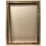 Large Art Nouveau Picture Frame. Rebate measures 55cm x 75.5cm.