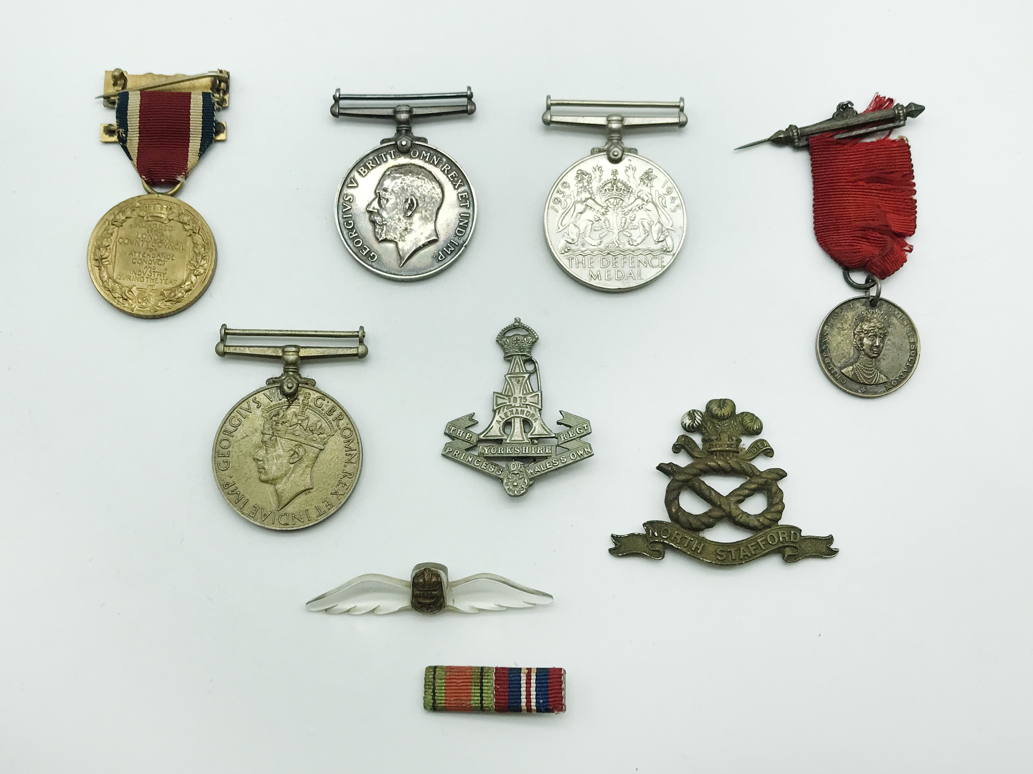 SELECTION OF VARIOUS MILITARY MEDALS INCLUDING A DEATH PENNY - Image 16 of 23