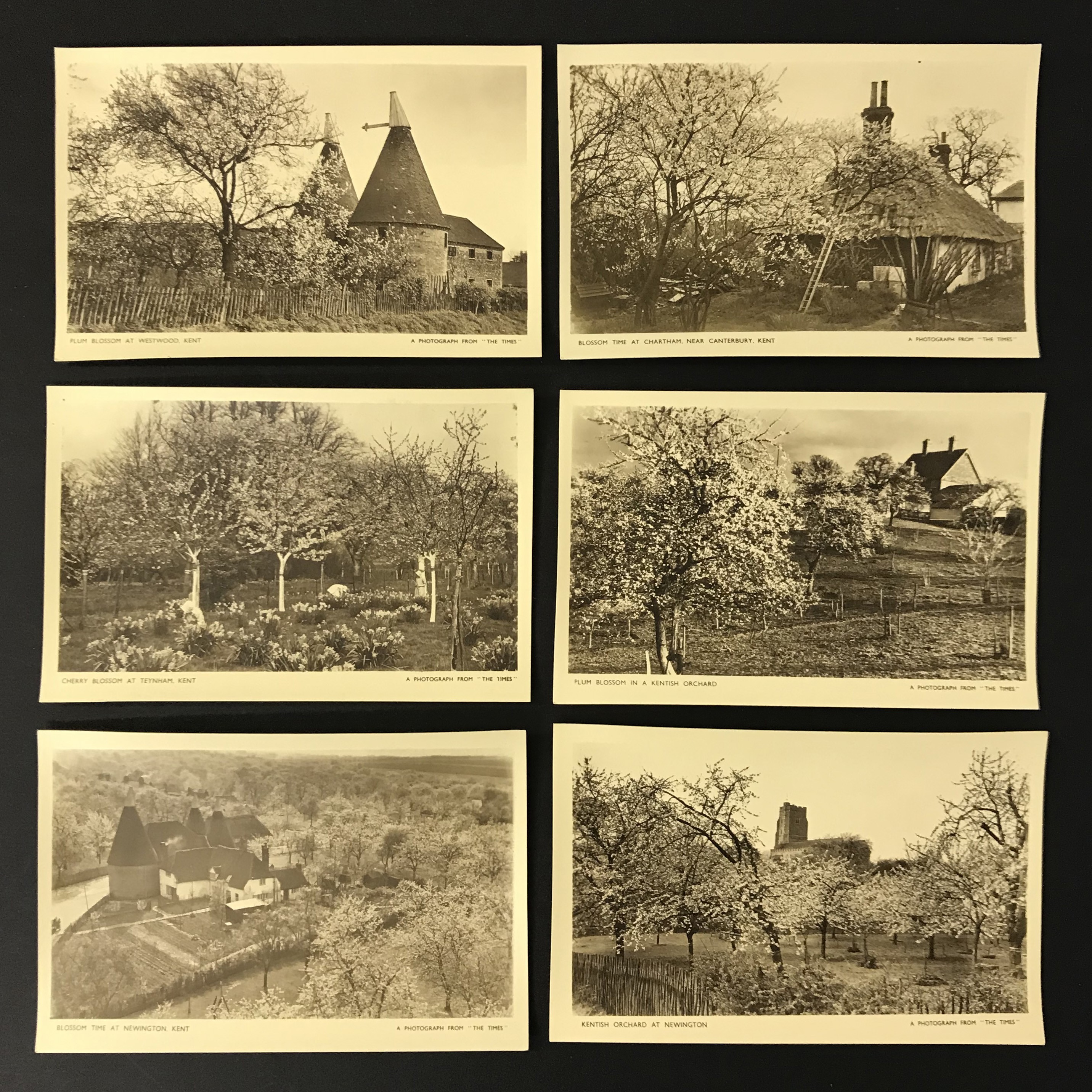 FOUR COMPLETE SETS OF SIX POSTCARDS BY THE TIMES - Image 2 of 5