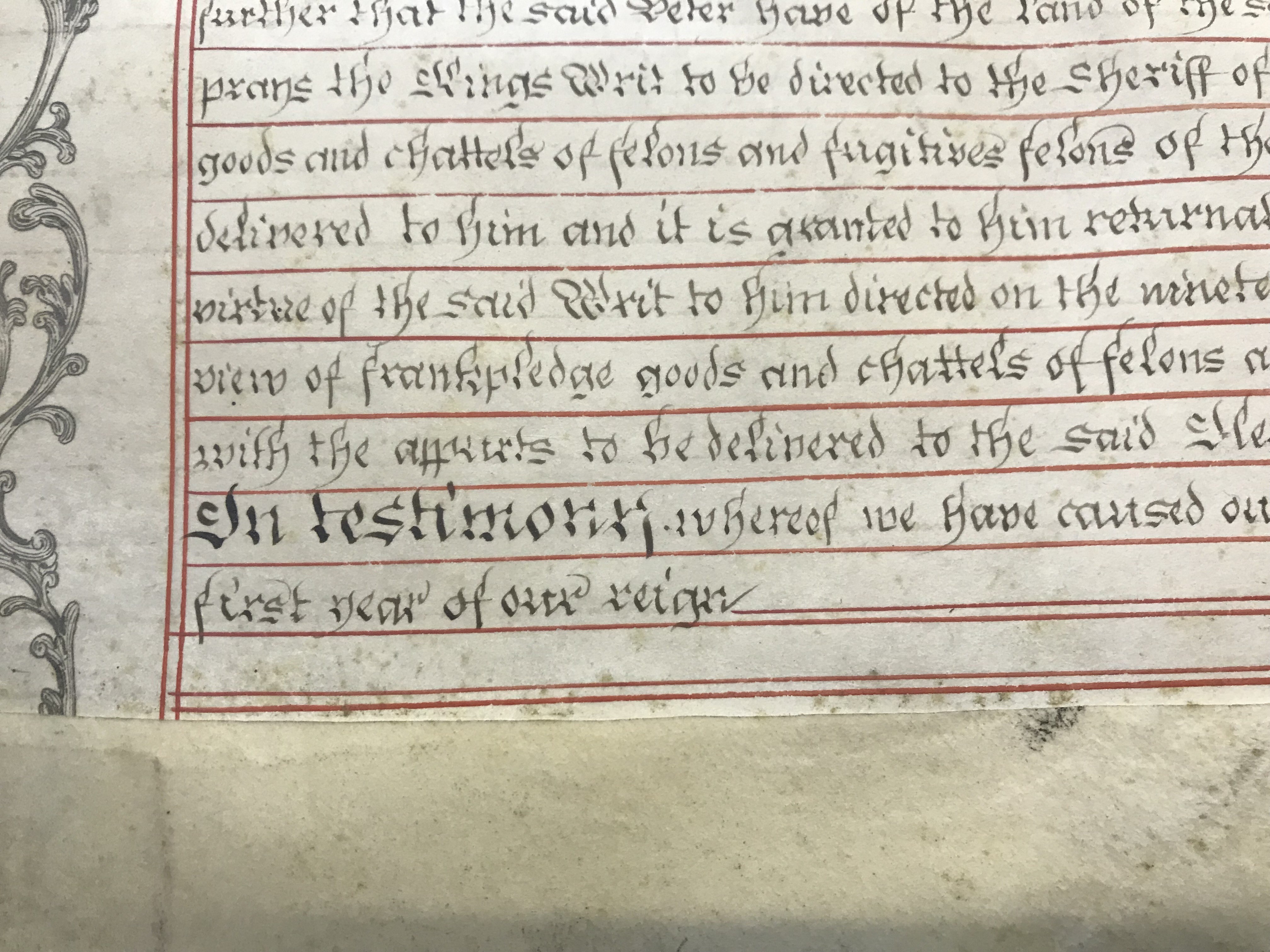 WILLIAM THE FOURTH VELLUM DOCUMENT WITH A SEAL - Image 8 of 12