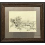 PENCIL SKETCH FRAMED