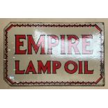 EMPIRE LAMP OIL ENAMEL SIGN