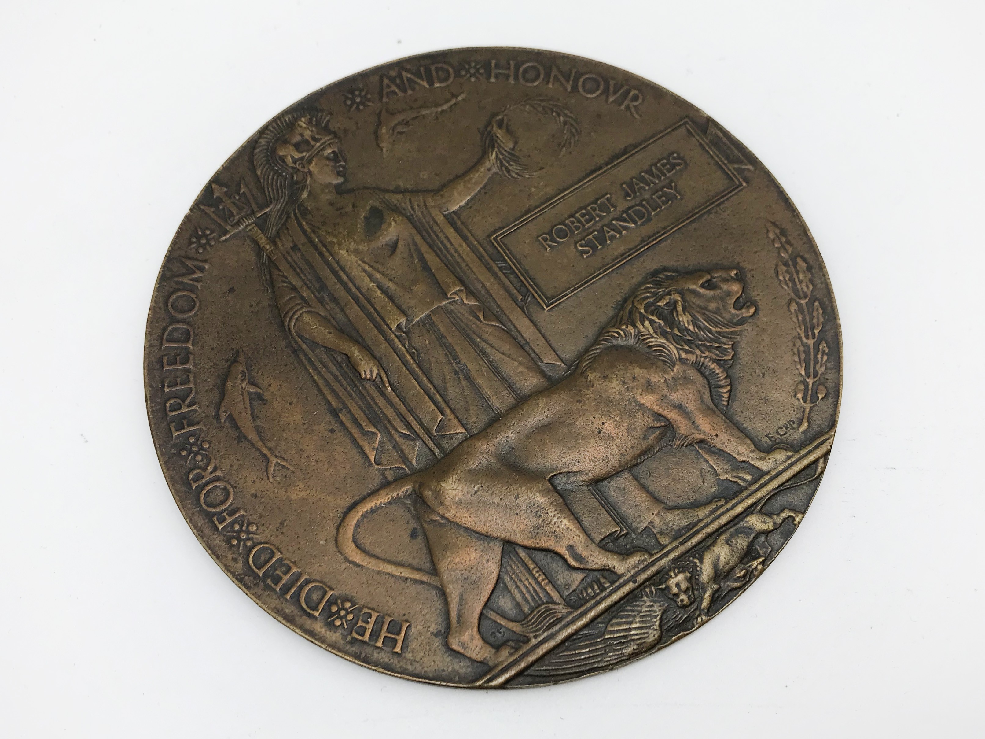 SELECTION OF VARIOUS MILITARY MEDALS INCLUDING A DEATH PENNY - Image 6 of 23