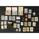 SELECTION OF VARIOUS PATIENCE PLAYING CARDS