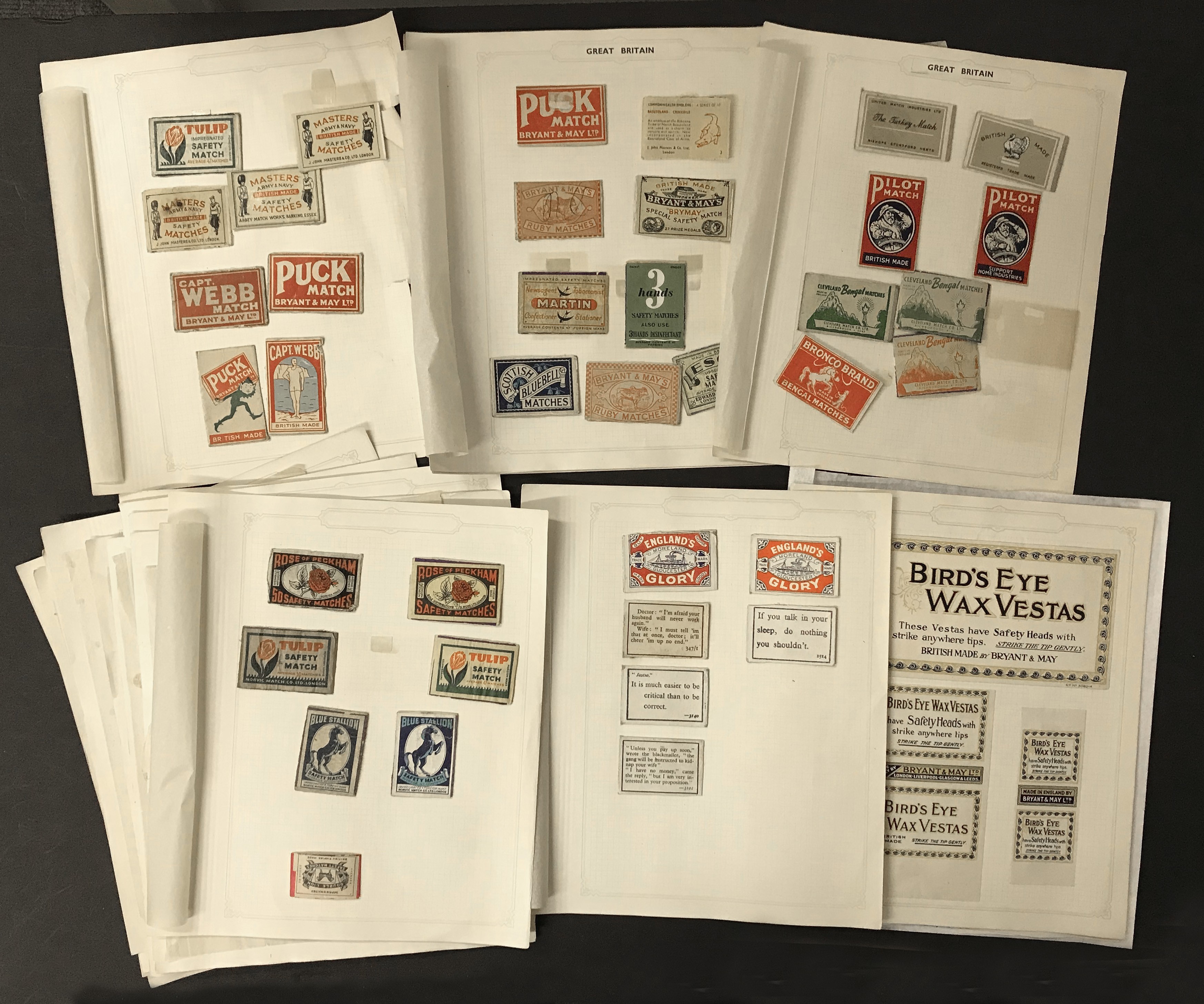 SELECTION OF VARIOUS MATCHBOX LABELS - Image 2 of 23