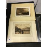 J M W TURNER PAIR OF ENGRAVINGS - LOT 4