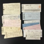 SELECTION OF CHEQUES - SCOTLAND RELATED