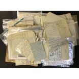 COLLECTION OF ANTIQUE & LATER VELLUM & PAPER DOCUMENTS