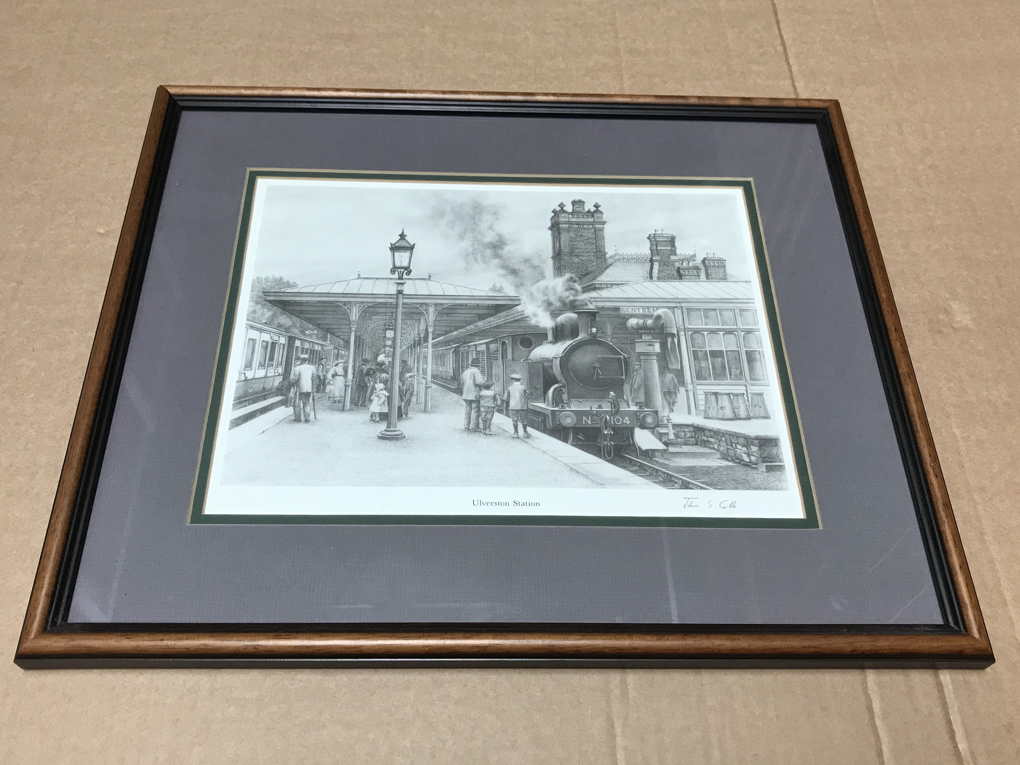 SELECTION OF SIX RAILWAYS RELATED LIMITED EDITION PRINTS SIGNED BY JOHN S GIBB - Image 2 of 18