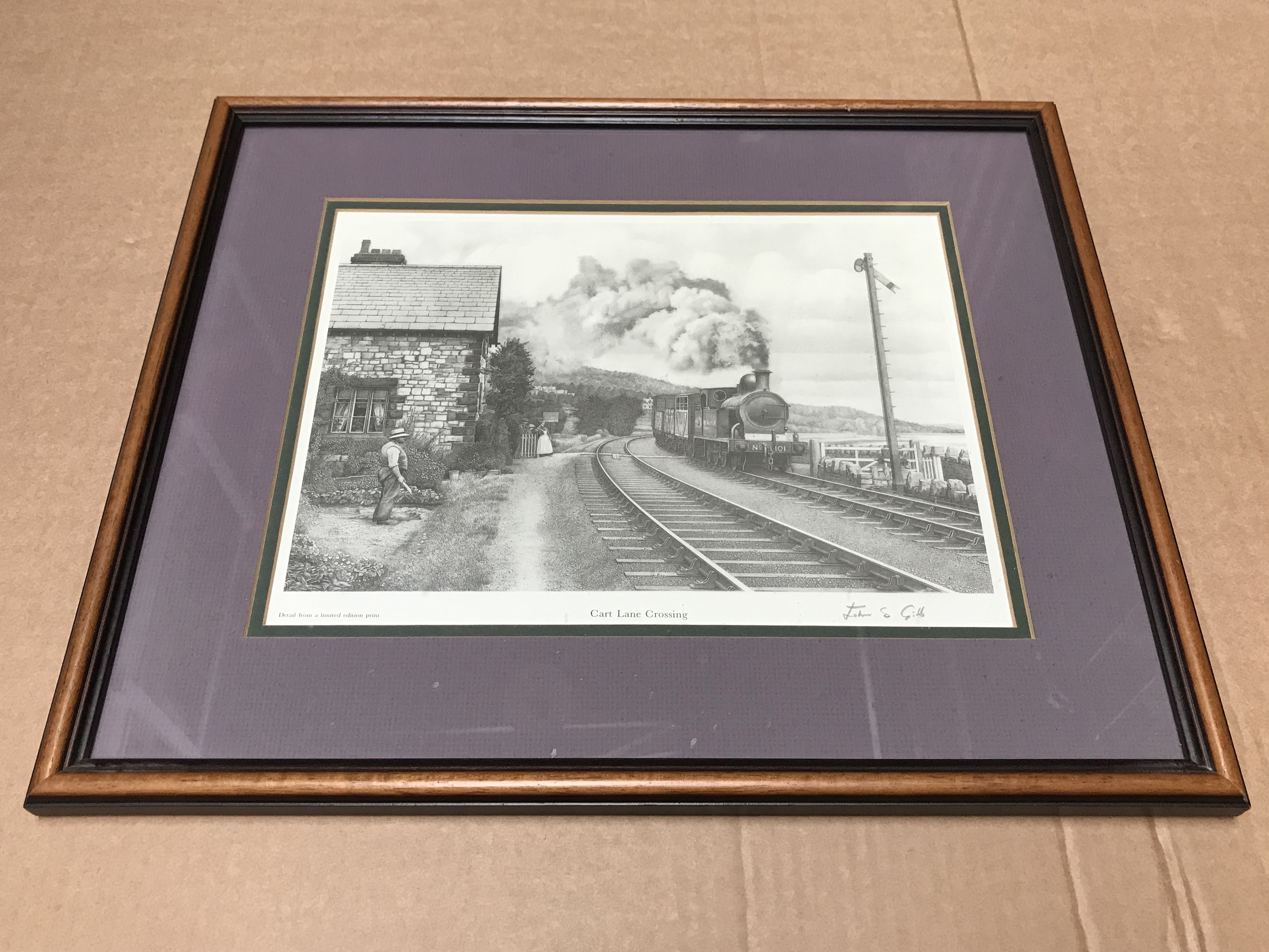 SELECTION OF SIX RAILWAYS RELATED LIMITED EDITION PRINTS SIGNED BY JOHN S GIBB - Image 5 of 18