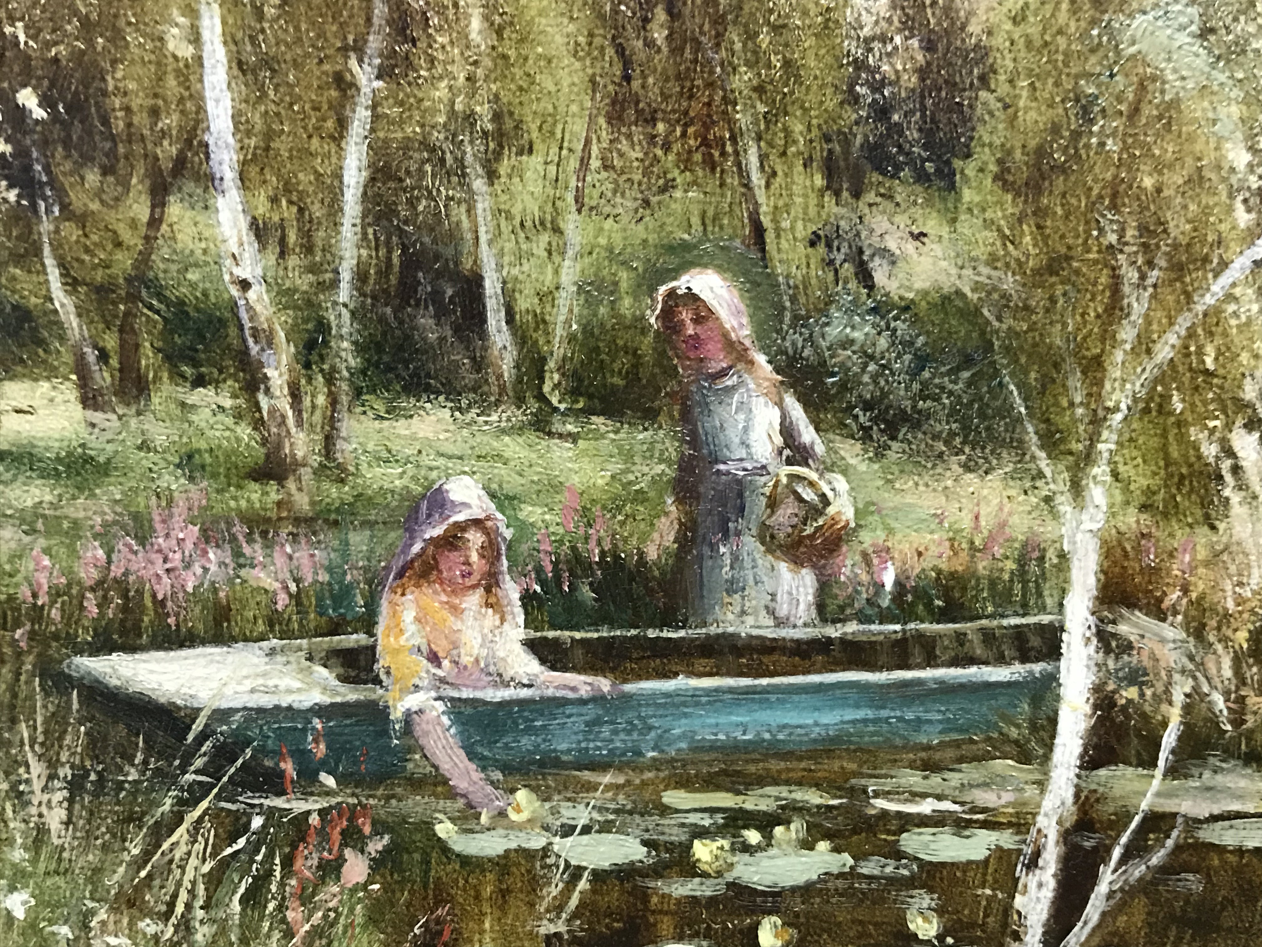 Robert John Hammond 1882-1911. English. Pair of oils on canvas. - Image 7 of 9