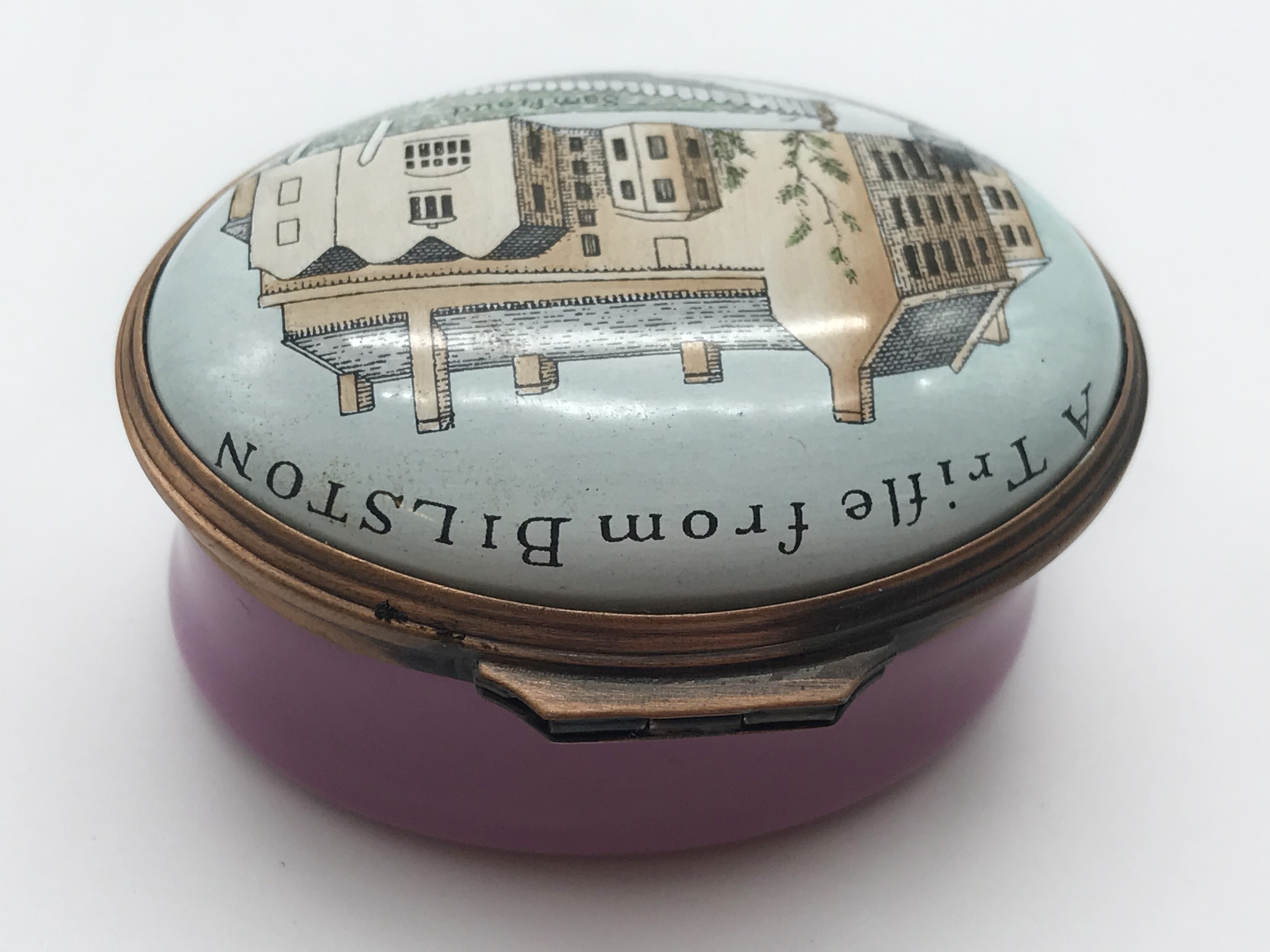 PAIR OF MODERN HALCYON DAYS ENAMELS PILL BOXES