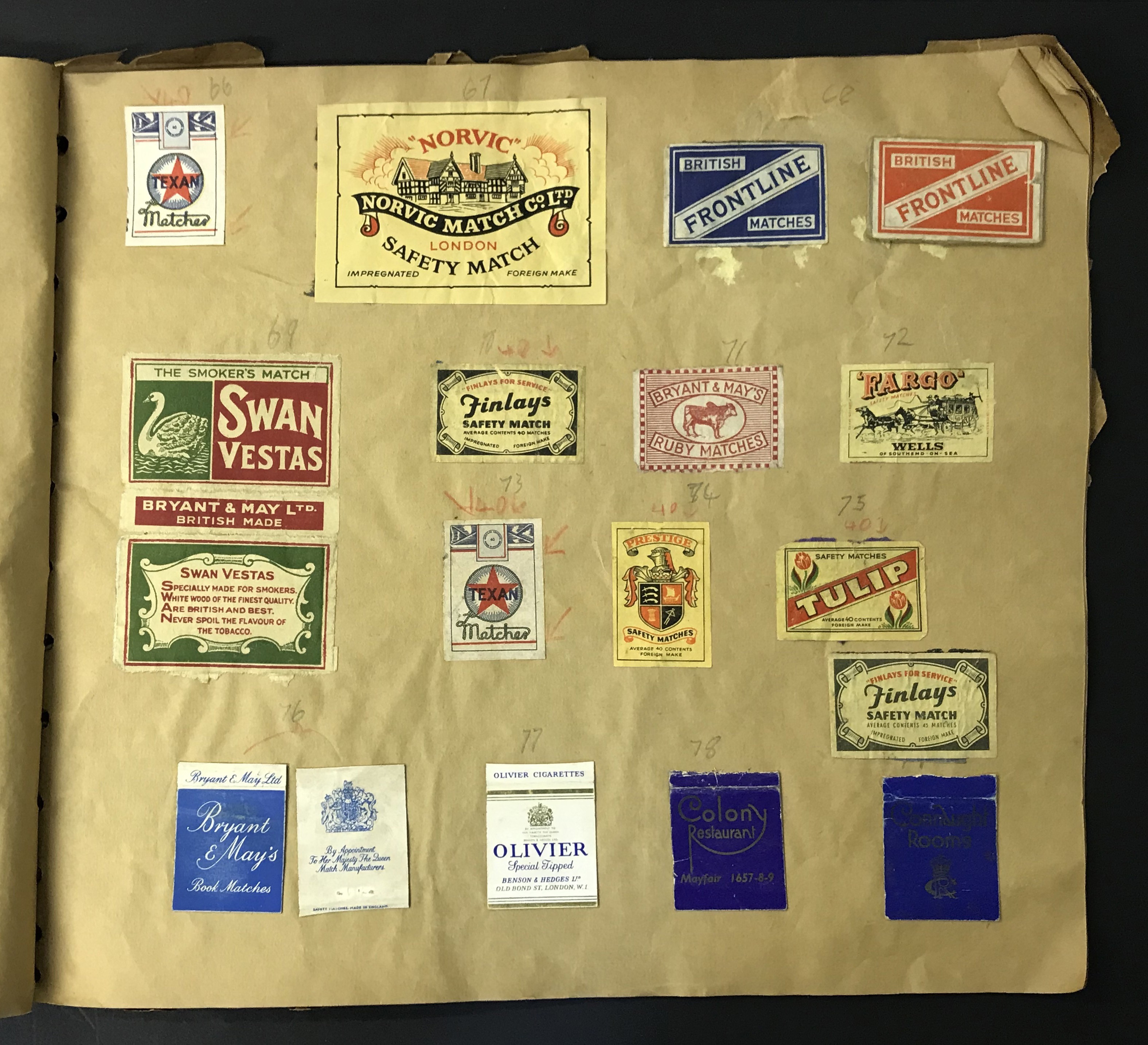 SELECTION OF VARIOUS MATCHBOX LABELS - Image 16 of 23