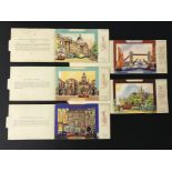 FIVE LONDON POSTCARDS - THE BRENT SERIES OF PANORAMIC VIEW CARDS