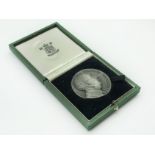 BRITISH NUMISMATIC SOCIETY SILVER MEDAL WILFRED SLAYTER