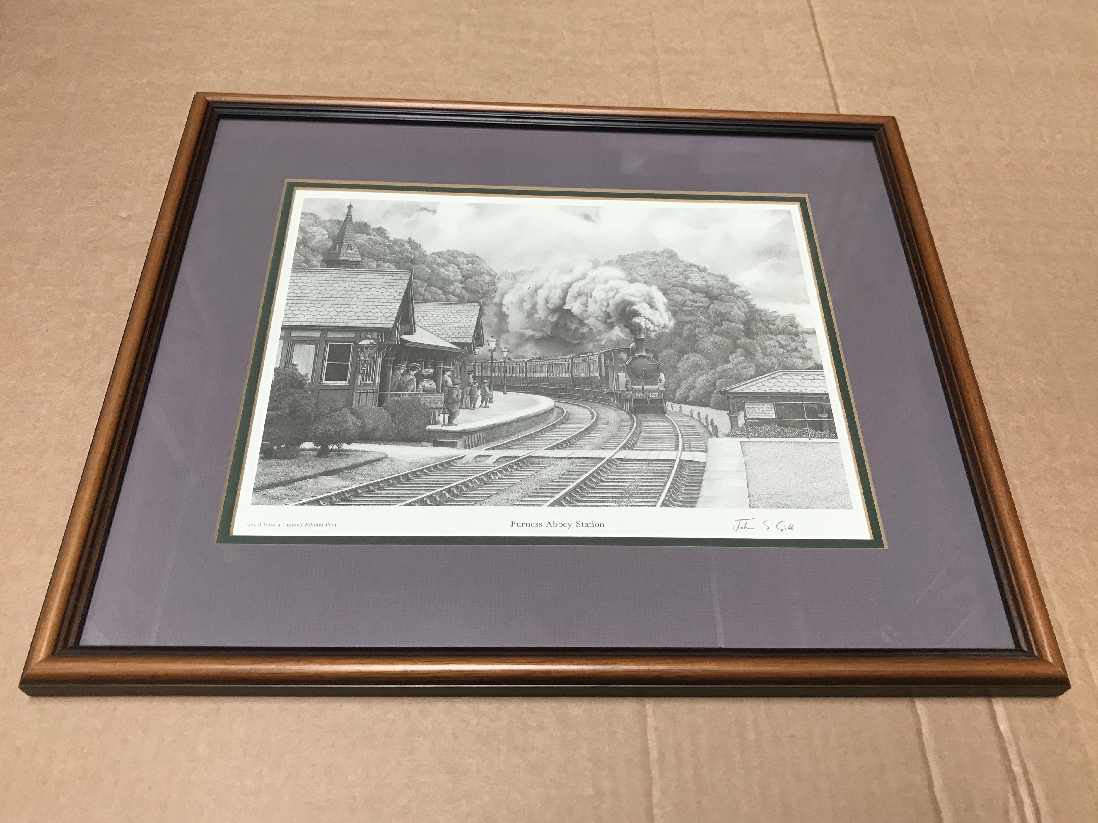 SELECTION OF SIX RAILWAYS RELATED LIMITED EDITION PRINTS SIGNED BY JOHN S GIBB - Image 11 of 18