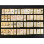 MINIATURE PLAYING CARDS & DOMINOES (1929) BY CARRERAS COMPLETE SET OF 52 CARDS