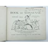 1899 THE BOOK OF NONSENSE BY EDWARD LEAR THIRTY-THIRD EDITION