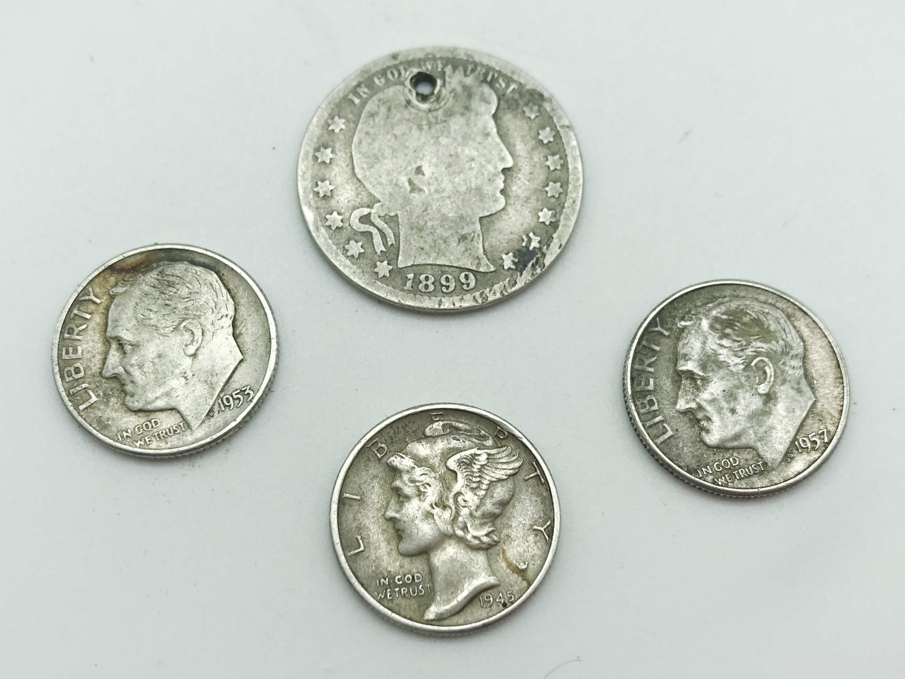 SMALL COLLECTION OF COINS INCLUDING SOME SILVER - Image 10 of 10