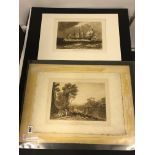 J M W TURNER PAIR OF ENGRAVINGS - LOT 2