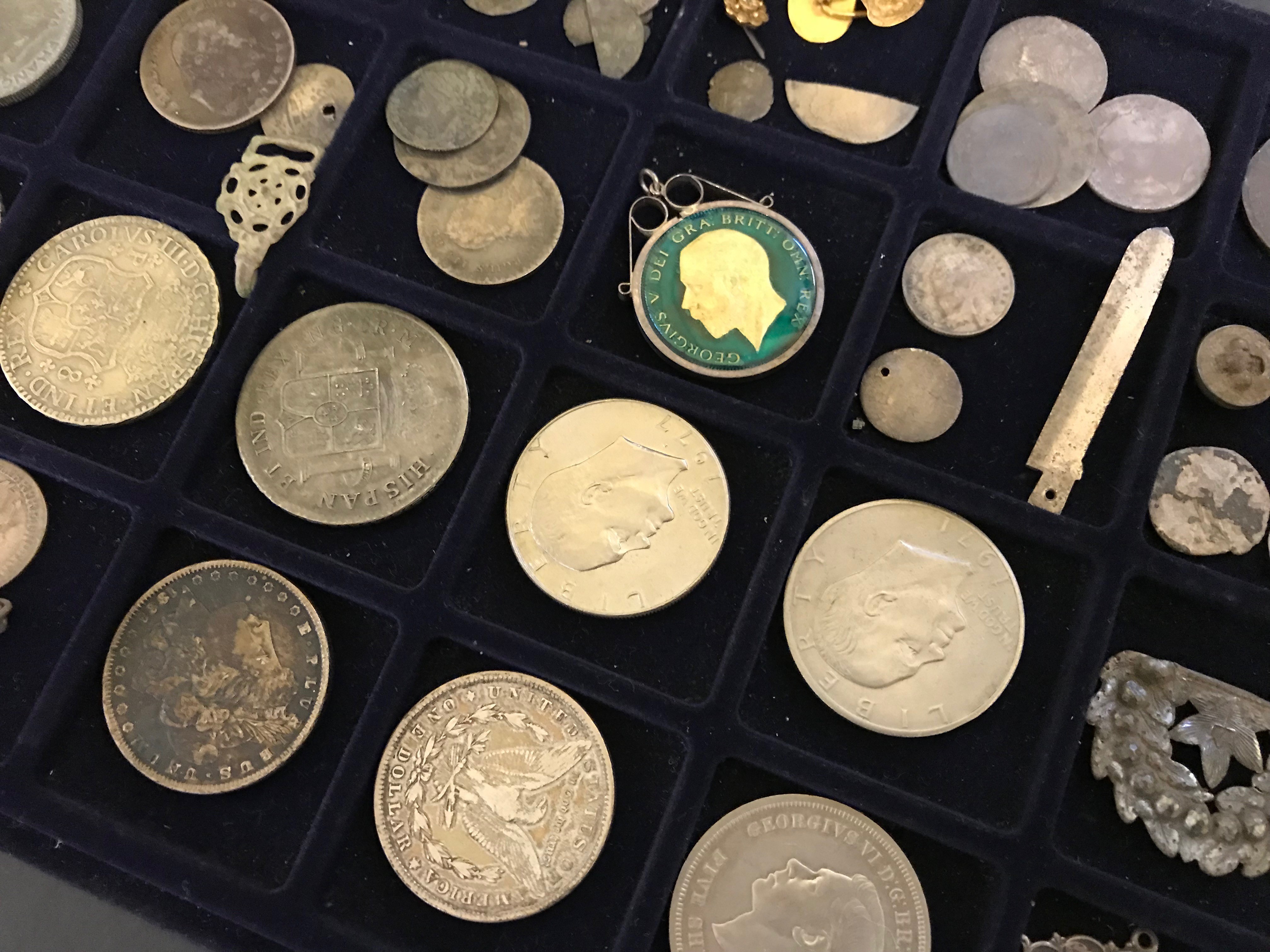 COLLECTION OF COINS INCLUDING SILVER - Image 9 of 20